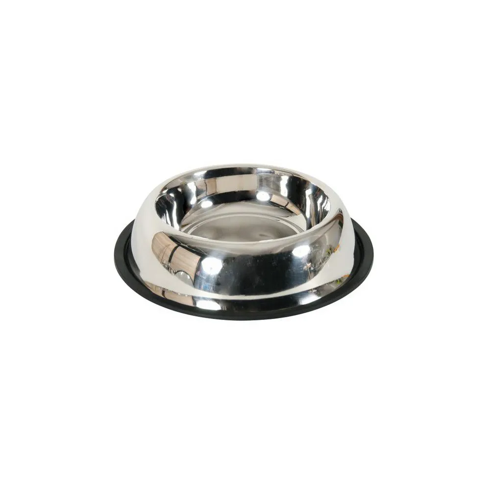 Zolux Miska Inox na gumie 23cm 0,7L [475483]