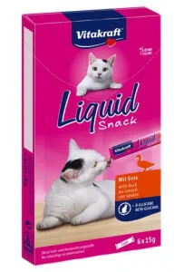 Vitakraft Cat Liquid-Snack z Kaczką 6x15g [23520]