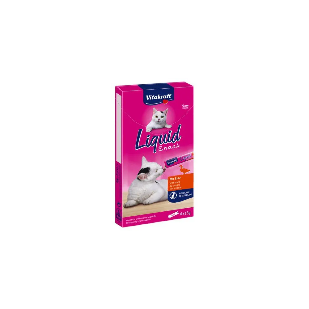 Vitakraft Cat Liquid-Snack z Kaczką 6x15g [23520]