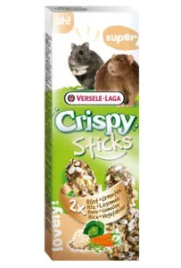 Versele-Laga Crispy Sticks Hamster & Rat Rice & Vegetables - kolby dla chomików i szczurów z ryżem i warzywami 110g