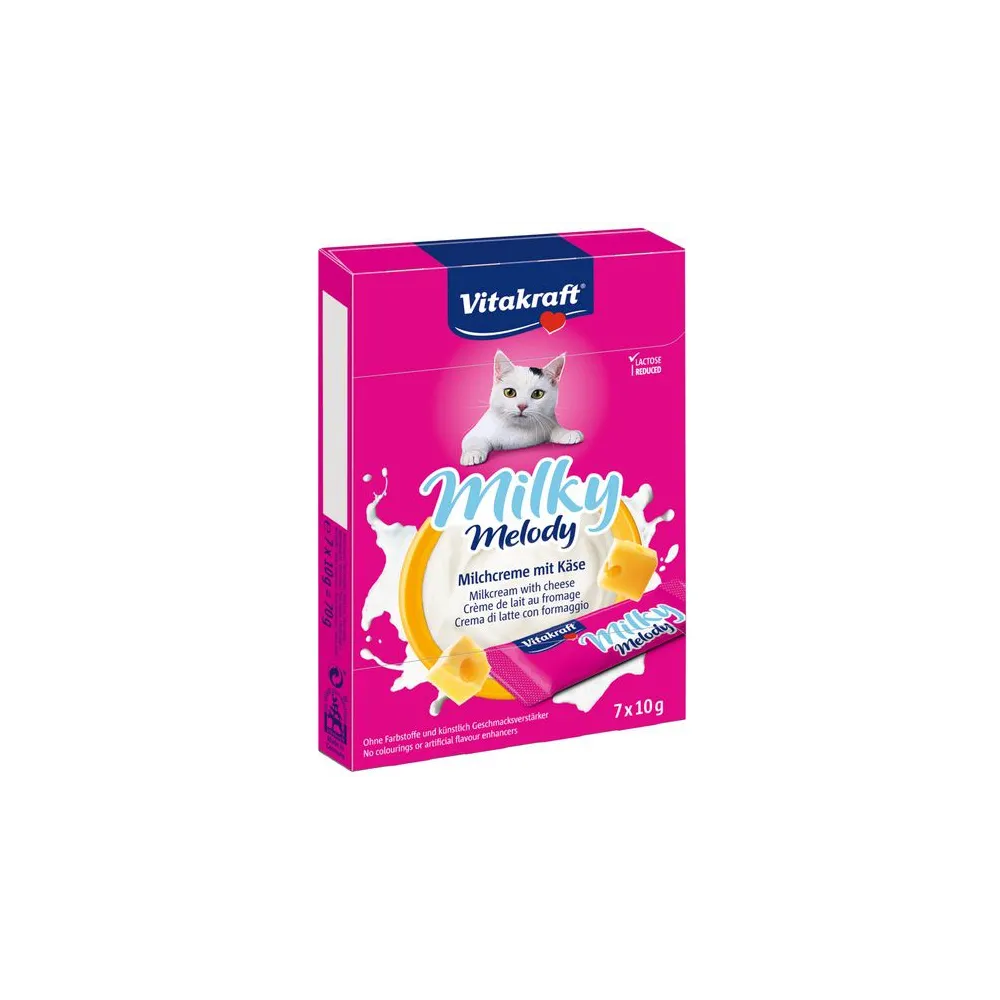 Vitakraft Cat Milky Melody krem z mleka i sera 70g [28819]