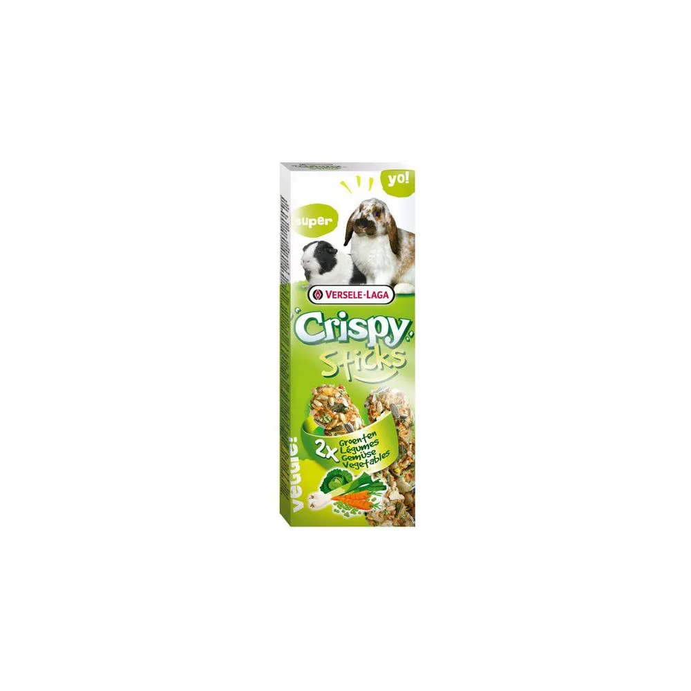 Versele-Laga Crispy Sticks Rabbit & Guinea Pig Vegetables - kolby dla królików i świnek z warzywami 110g