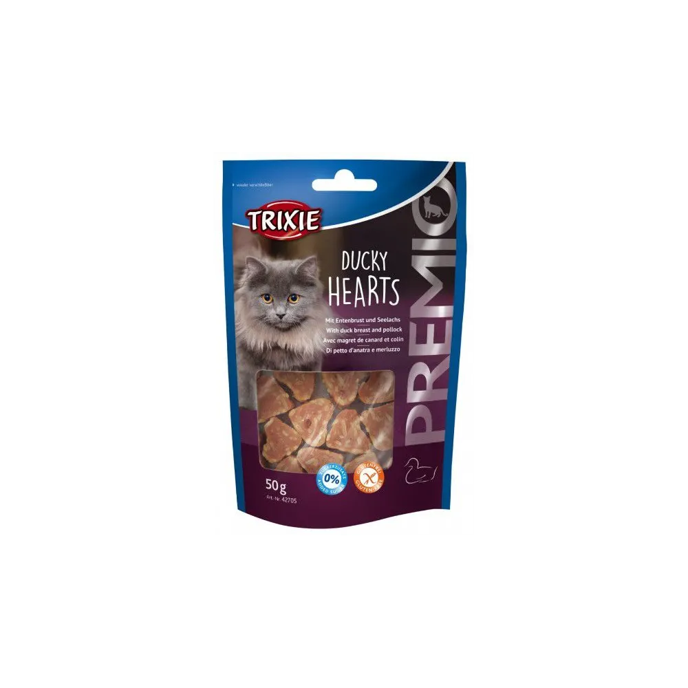Trixie Premio Ducky Hearts - kacze serca 50g [42705]