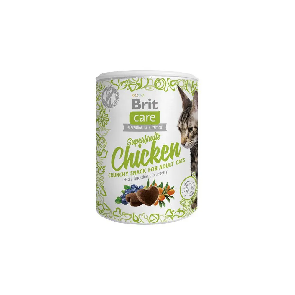 Brit Care Cat Snack Superfruits Chicken 100g