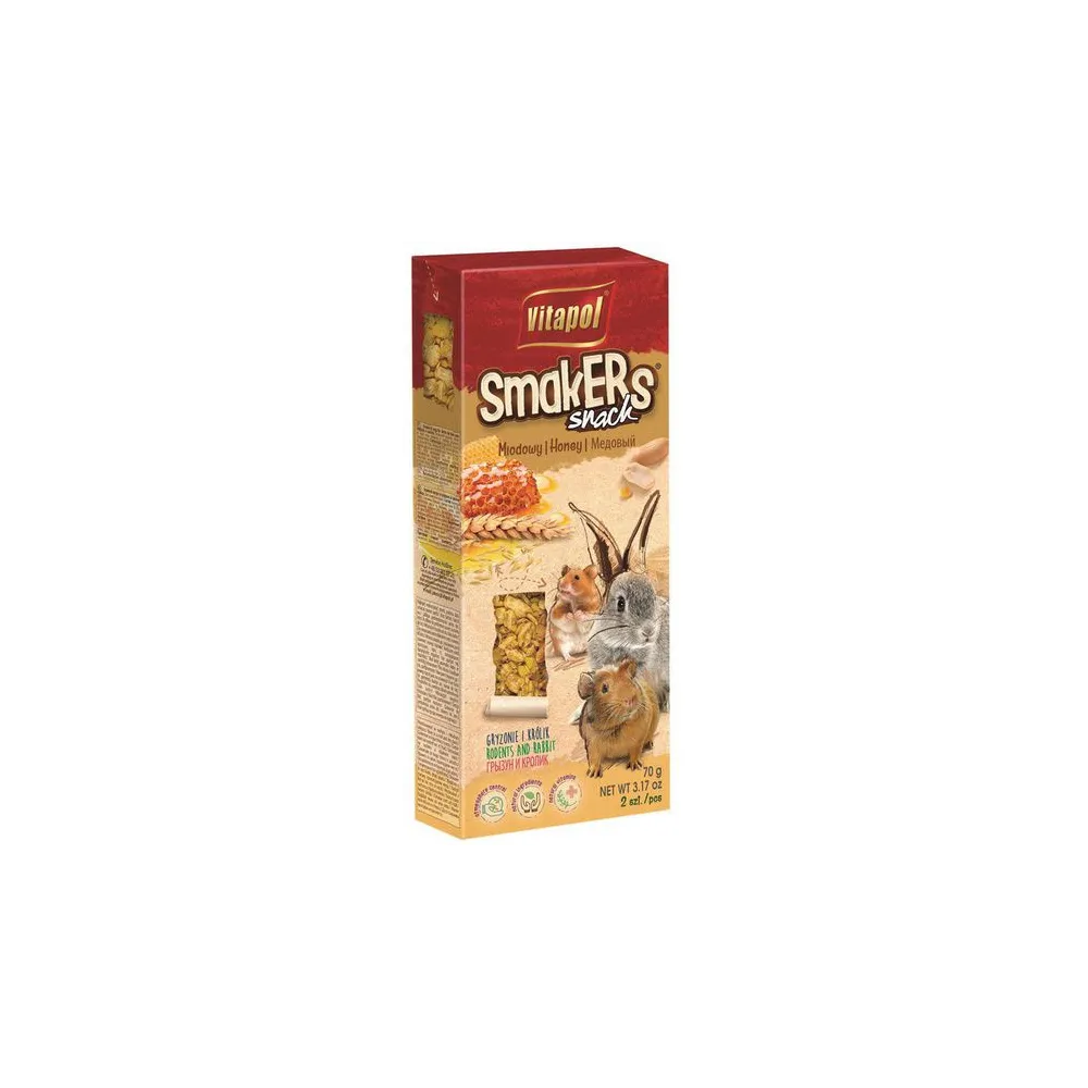 Vitapol Smakers dla gryzoni - miodowy 2szt [1115]