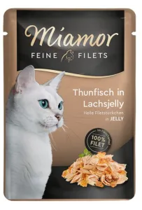 Miamor Feine Filets Tuńczyk & Galaretka łososiowa saszetka 100g