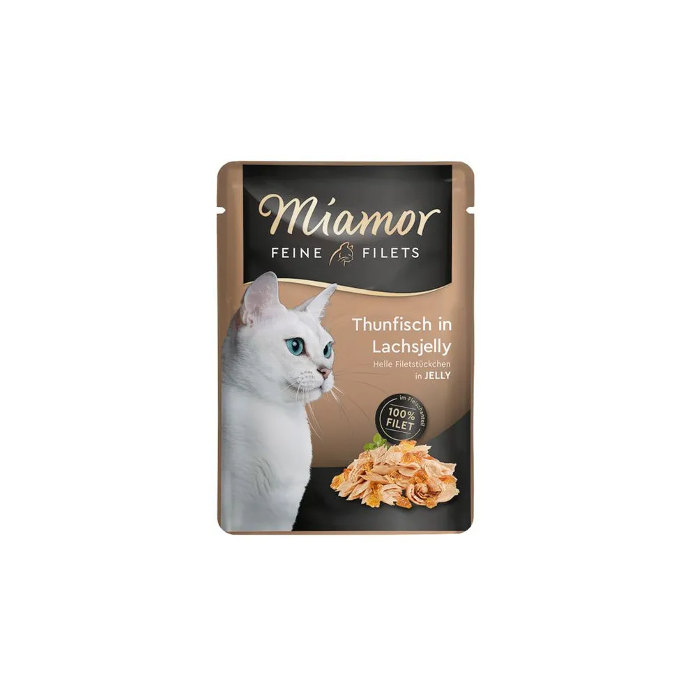 Miamor Feine Filets Tuńczyk & Galaretka łososiowa saszetka 100g