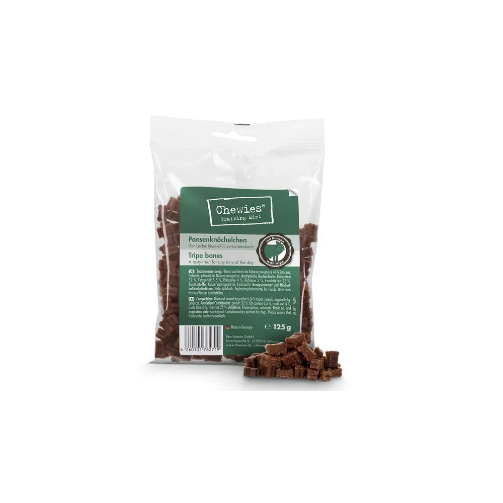 Chewies Training Kosteczki Mini Żwacz 125g