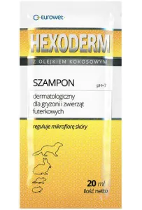 Hexoderm - szampon dermatologiczny dla gryzoni saszetka 20ml - 1 sztuka