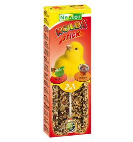 Nestor Kolba 2w1 Kanarek miód i owoc 2szt