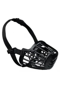 Trixie Kaganiec plastikowy dla psa rozmiar 6 (L) czarny [17606]