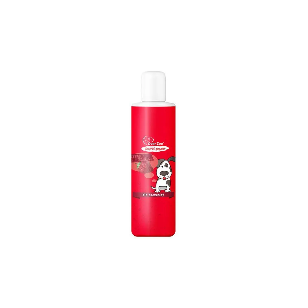 Over Zoo Frutti Power Szampon o zapachu truskawkowym - dla szczeniąt 200ml