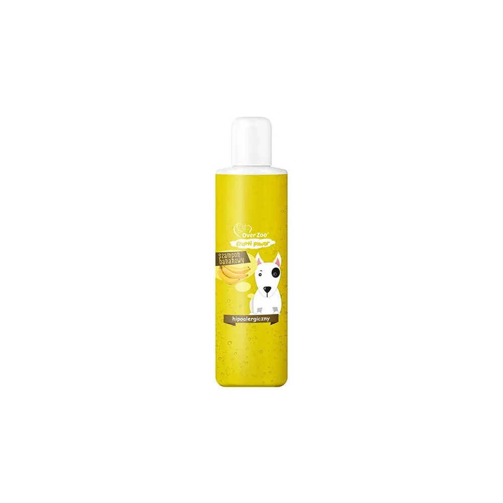 Over Zoo Frutti Power Szampon o zapachu bananowym - hipoalergiczny dla psa 200ml