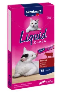 Vitakraft Cat Liquid-Snack z Wołowiną 6x15g [23521]