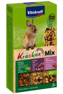 Vitakraft Kracker 3szt Królik Mix - Warzywa/Winogrona/Owoce leśne 168g [25227]