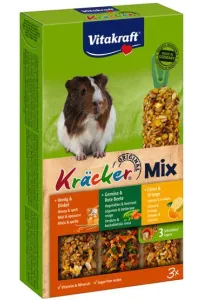 Vitakraft Kracker 3szt Świnka morska Mix - Miód/Warzywa/Cytryna 168g [25226]