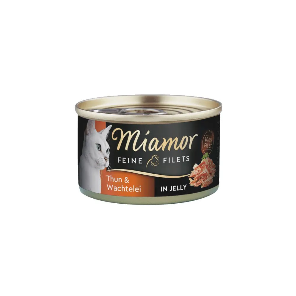 Miamor Feine Filets Dose Thunfisch & Wachtelei - tuńczyk i przepiórka 100g