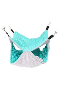 MIMIKO Pets Hamak dwupoziomowy 30x30cm miętowy