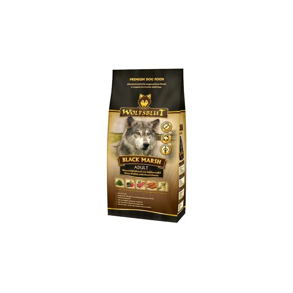 Wolfsblut Dog Black Marsh - bawół i dynia 12,5kg