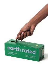 Earth Rated Woreczki do zbierania odchodów 300szt lawendowe