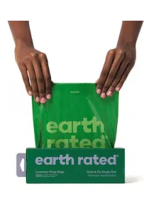 Earth Rated Woreczki do zbierania odchodów 300szt lawendowe