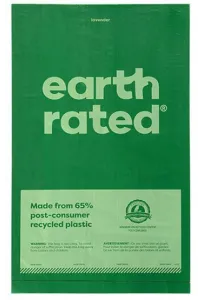 Earth Rated Woreczki do zbierania odchodów 300szt lawendowe