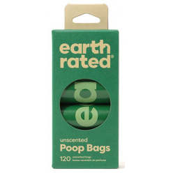 Earth Rated Woreczki ekologiczne do zbierania odchodów 8x15szt bezzapachowe