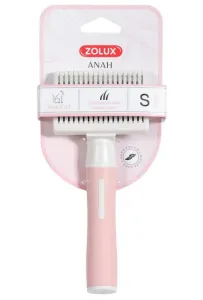 Zolux Anah Szczotka z wysuwanymi igłami dla kota mała [550004]