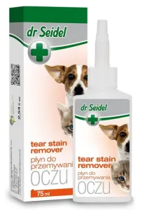 Dr Seidel Płyn do przemywania okolic oczu dla psów i kotów 75ml