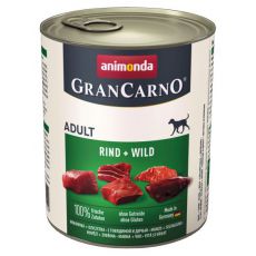 Animonda GranCarno Original Adult Rind Wild Wołowina + Dziczyzna puszka 800g