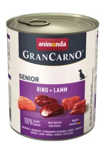 Animonda GranCarno Original Senior Rind Lamm  Wołowina + Jagnięcina puszka 800g