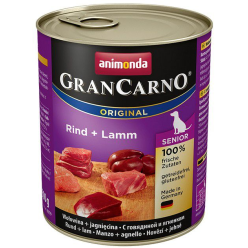 Animonda GranCarno Original Senior Rind Lamm  Wołowina + Jagnięcina puszka 800g