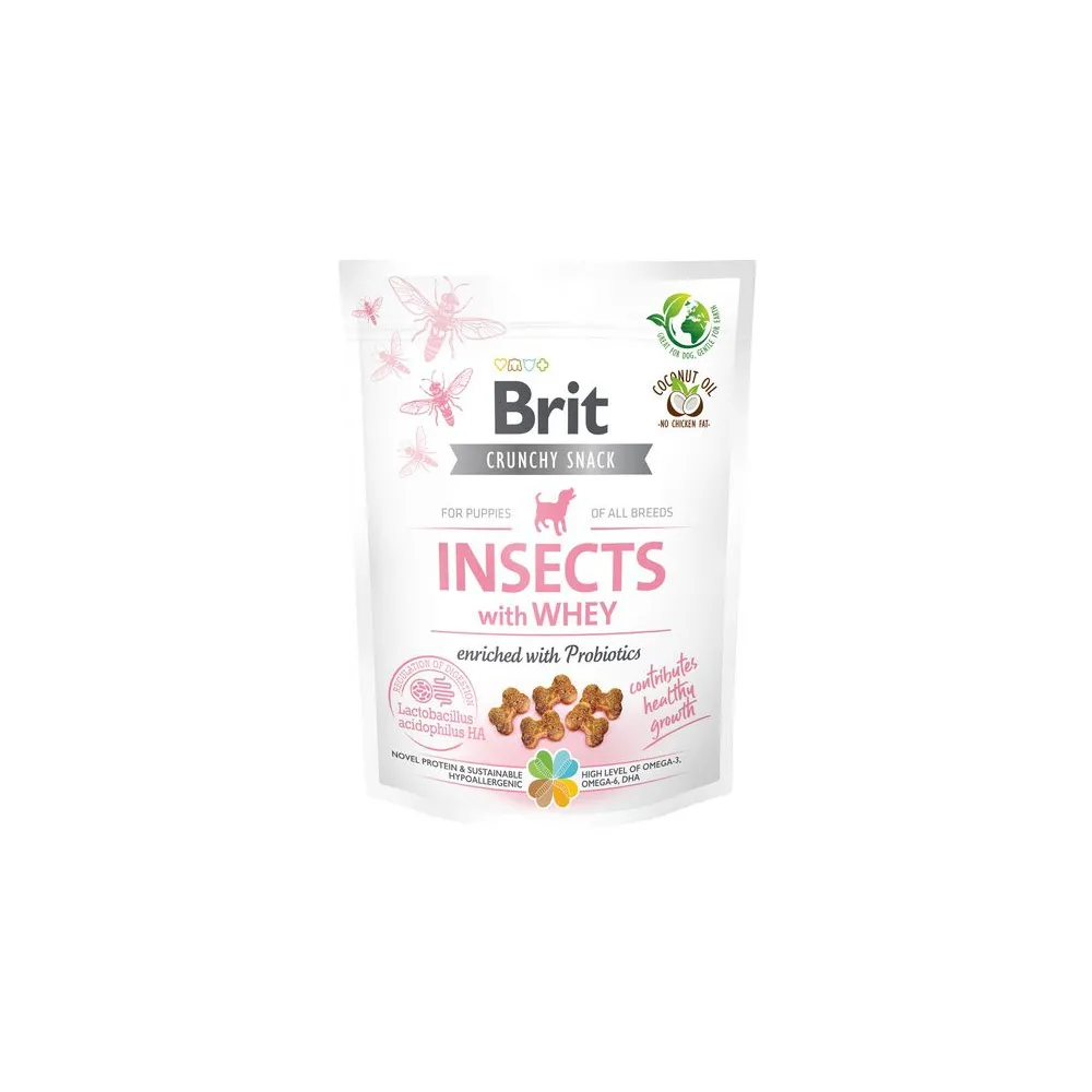 Brit Care Dog Crunchy Cracker Puppy Insect & Whey 200g