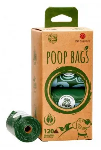 Toby's Choice Ekologiczne (degradowalne) bezzapachowe worki na odchody 120szt