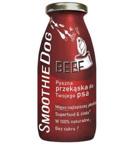 SmoothieDog Płynna przekąska - wołowina 250ml