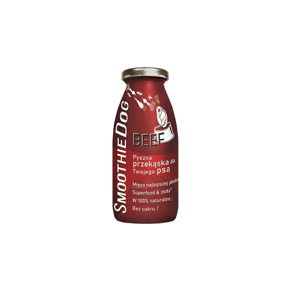SmoothieDog Płynna przekąska - wołowina 250ml