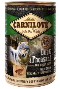 Carnilove Dog Wild Meat Duck & Pheasant Adult - kaczka i bażant puszka 400g
