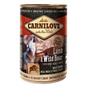 Carnilove Dog Wild Meat Lamb & Wild Boar Adult - jagnię i dzik puszka 400g