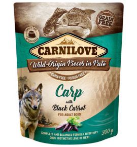Carnilove Dog Carp & Black Carrot - karp i czarna marchew saszetka 300g