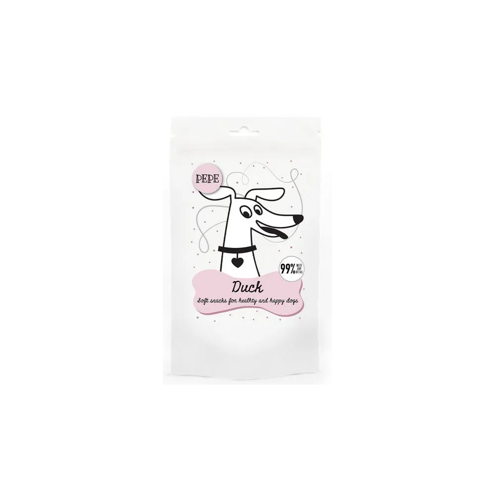 Paka Zwierzaka PEPE Mini Chunkies Duck (kaczka) 70g