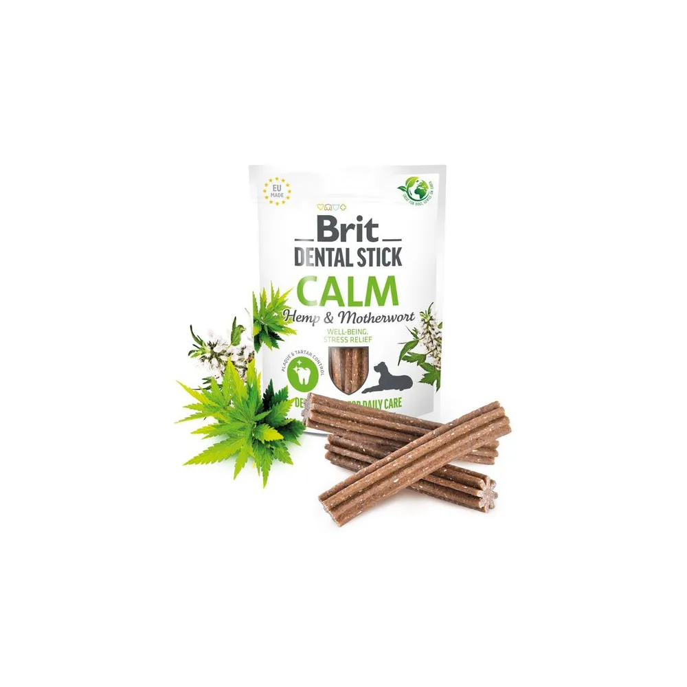 Brit Dental Stick Calm Hemp & Motherwort 251g