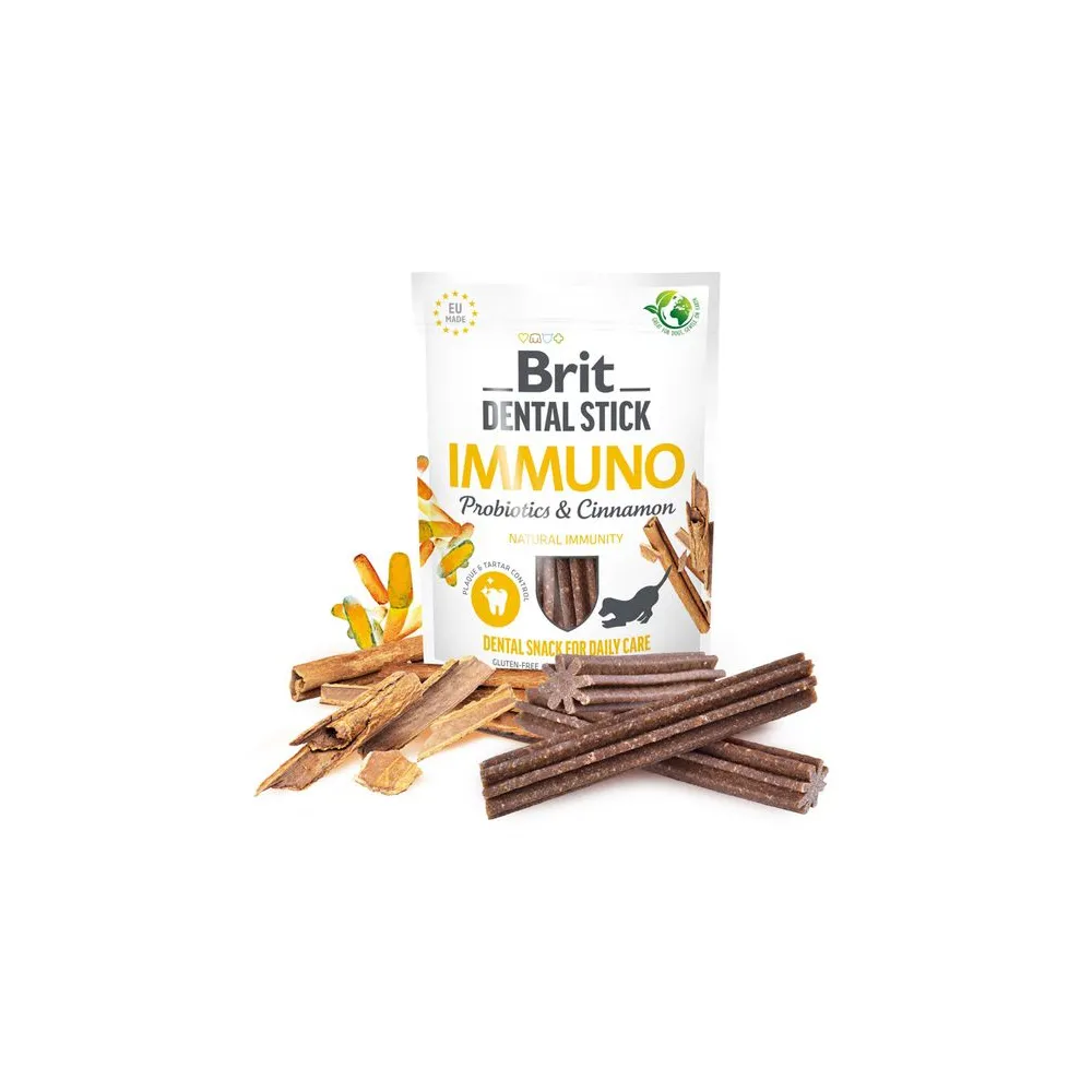 Brit Dental Stick Immuno Probiotics & Cinnamon 251g