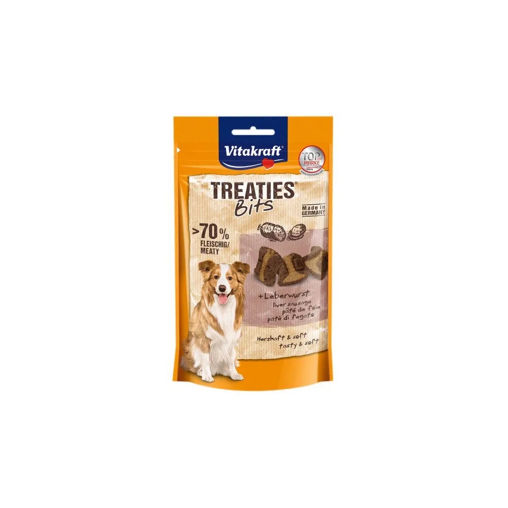 Vitakraft Dog Treaties Bits - Smaczne Kawałki - wątroba 120g [2328807]