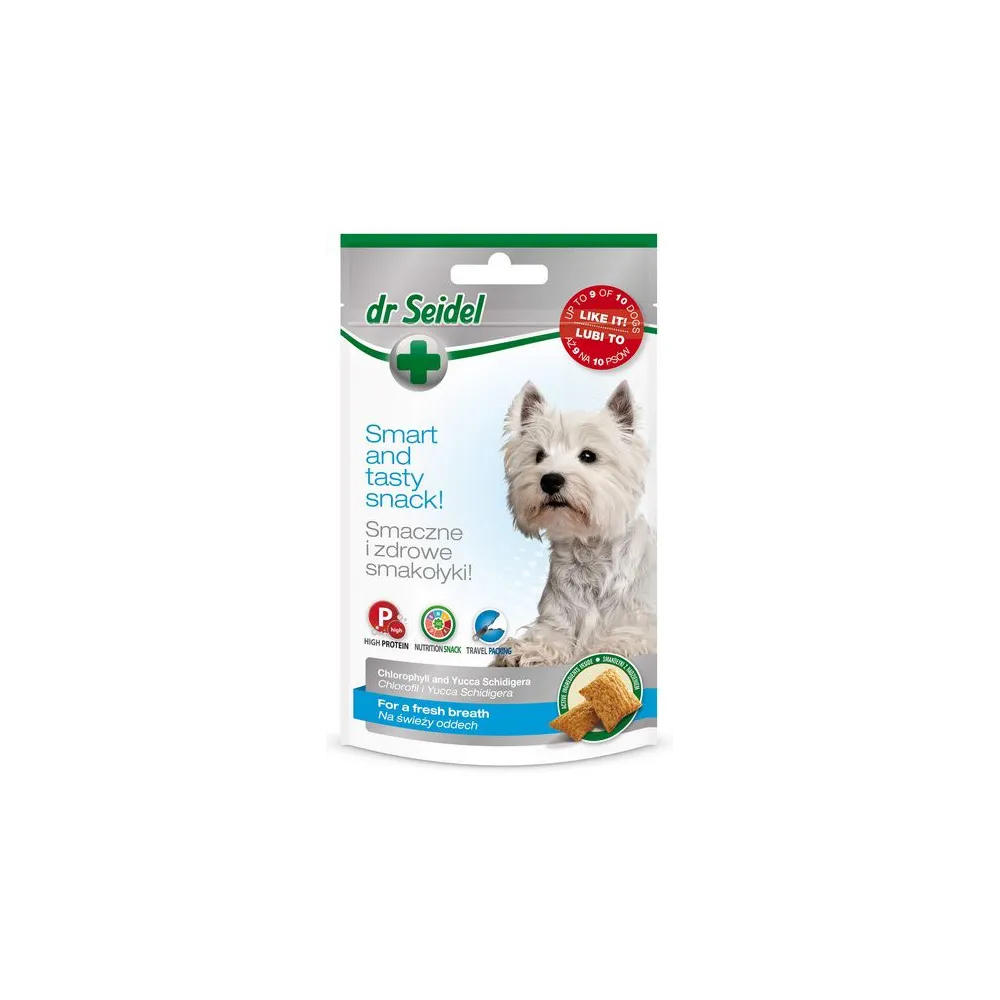 Dr Seidel Smakołyki dla psów na świeży oddech 90g