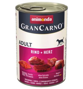 Animonda GranCarno Original Adult Rind Herz Wołowina + Serca puszka 400g