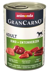 Animonda GranCarno Original Adult Rind Entenherzen Wołowina + Serca kacze puszka 400g