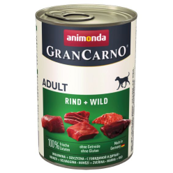 Animonda GranCarno Original Adult Rind Wild Wołowina + Dziczyzna puszka 400g