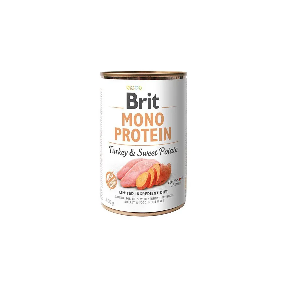 Brit Mono Protein Turkey & Sweet Potato puszka 400g