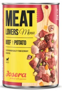Josera Meat Lovers Menu Wołowina z ziemniakami puszka 400g