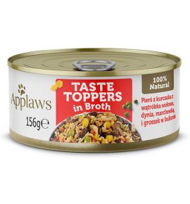 Applaws Dog Taste Toppers puszka z kurczakiem, wątrobą wołową i warzywami 156g